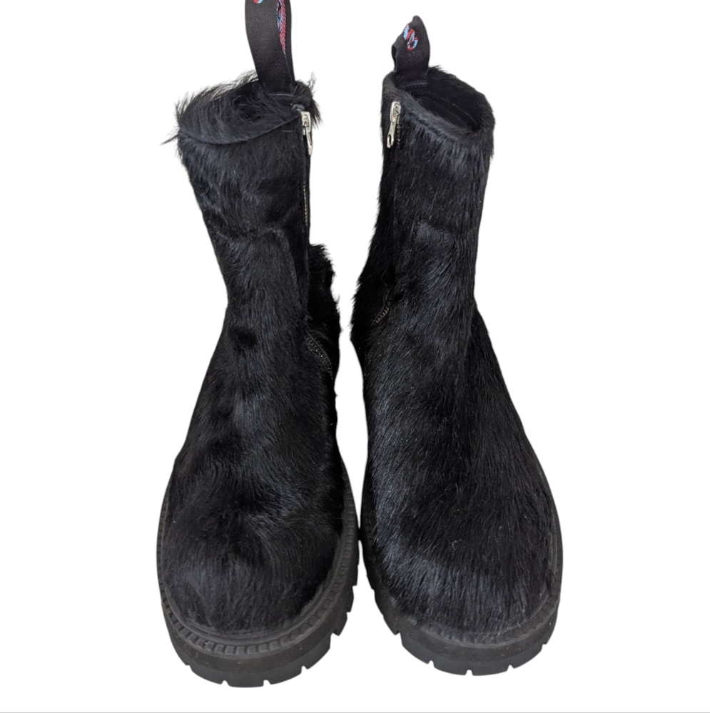 Camperlab Ankle-Boot Unisex Eki.. Calf Hair Black Boots.. Size...Men 41/US 8 - Picture 3 of 10